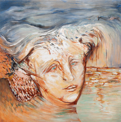 'Soledad' · óleo sobre lienzo · 100x100